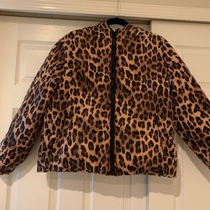 Alice and Olivia reversible puffer jacket!